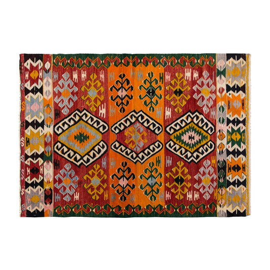 Vintage Turkish Rug, 148 x 104 cm, 4.10 x 3.4 ft