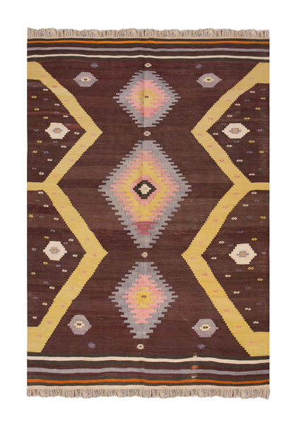 Vintage Turkish Rug, 148 x 234 cm, Vintage Rug, 4.10 x 7.8 ft