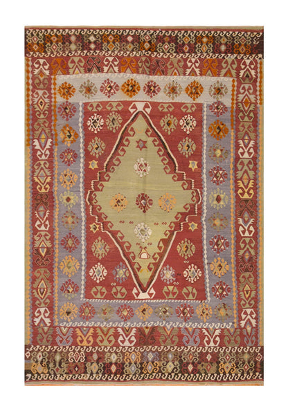 Vintage Turkish Rug, 150 x 209 cm, 4.11 x 6.10 ft