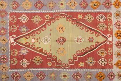 Vintage Turkish Rug, 150 x 209 cm, 4.11 x 6.10 ft