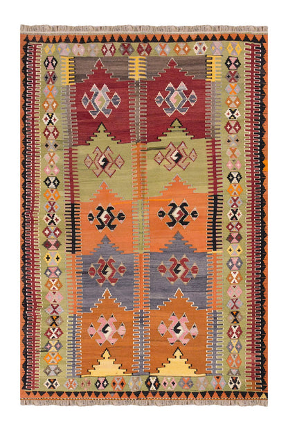 Vintage Turkish Rug, 150 x 222 cm, 4.11 x 7.3 ft