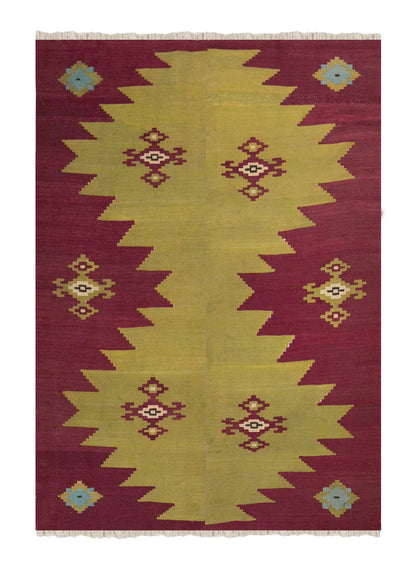 Vintage Turkish Rug, 151 x 195 cm, 4.11 x 6.4 ft
