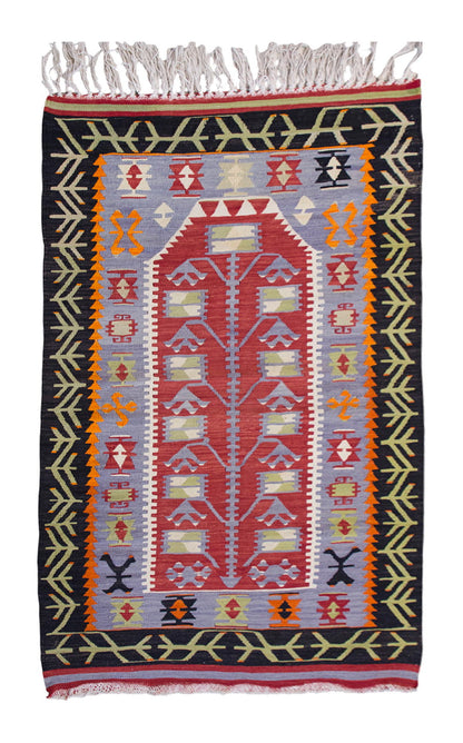 Vintage Turkish Rug, 151 x 91 cm, 4.11 x 2.11 ft