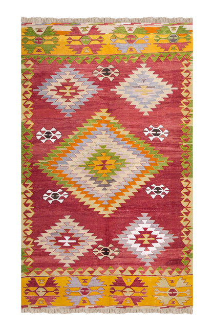 Vintage Turkish Rug, 153 x 217 cm, 5 x 7.1 ft