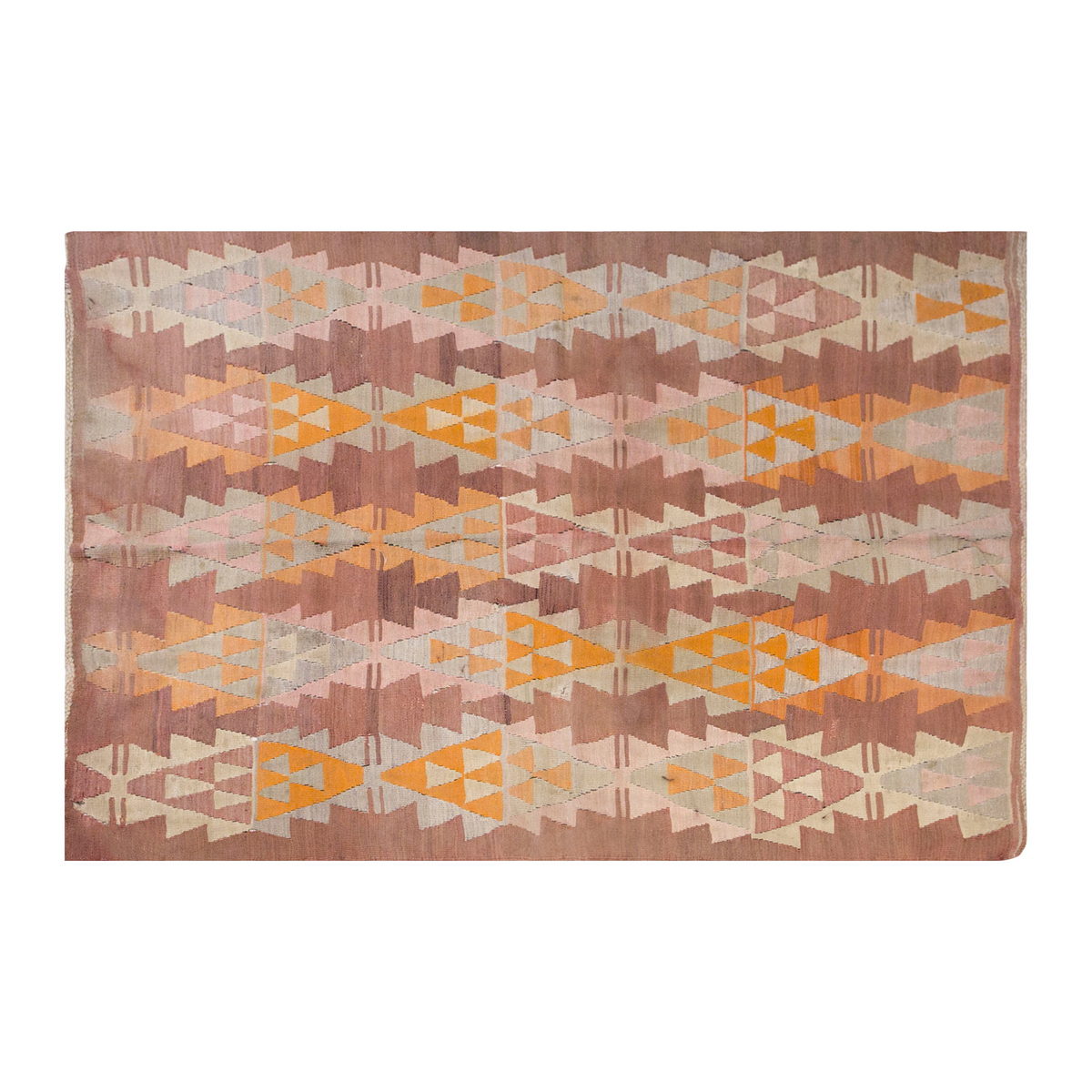 Vintage Turkish Rug, 157 x 208 cm, 5.1 x 6.9 ft