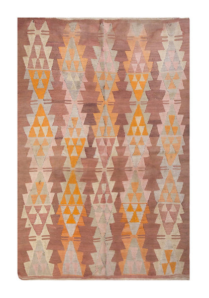 Vintage Turkish Rug, 157 x 208 cm, 5.1 x 6.9 ft