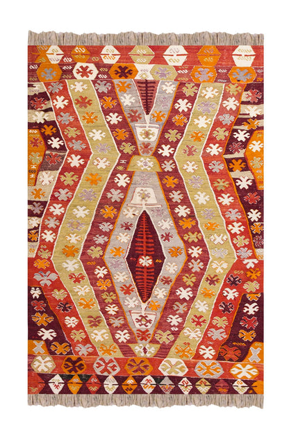 Vintage Turkish Rug, 158 x 225 cm, 5.2 x 7.4 ft
