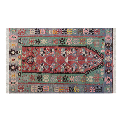 Vintage Turkish Rug, 159 x 119 cm, 5.2 x 3.10 ft