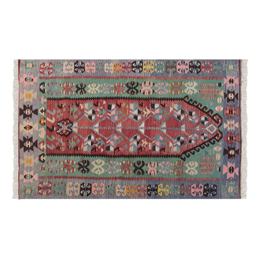 Vintage Turkish Rug, 159 x 119 cm, 5.2 x 3.10 ft