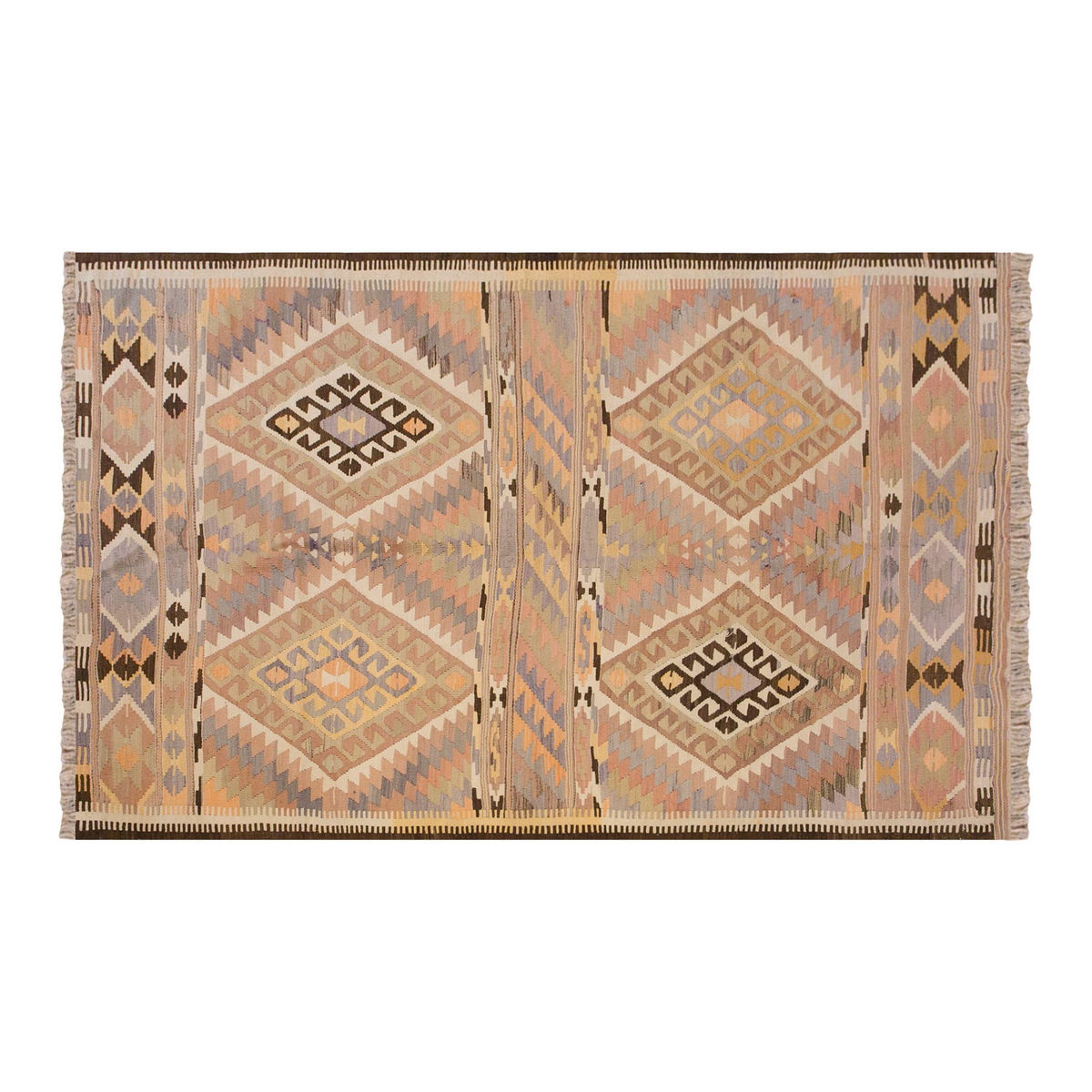 Vintage Turkish Rug, 164 x 262 cm, 5.4 x 8.7 ft