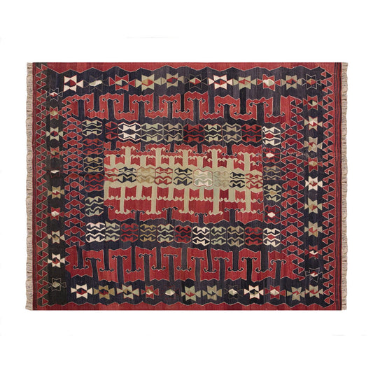 Vintage Turkish Rug, 166 x 212 cm, 5.5 x 6.11 ft