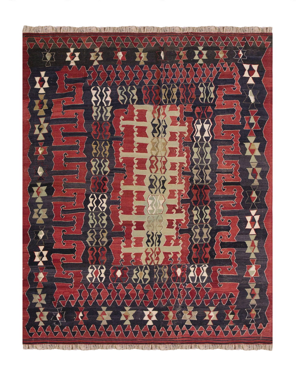 Vintage Turkish Rug, 166 x 212 cm, 5.5 x 6.11 ft