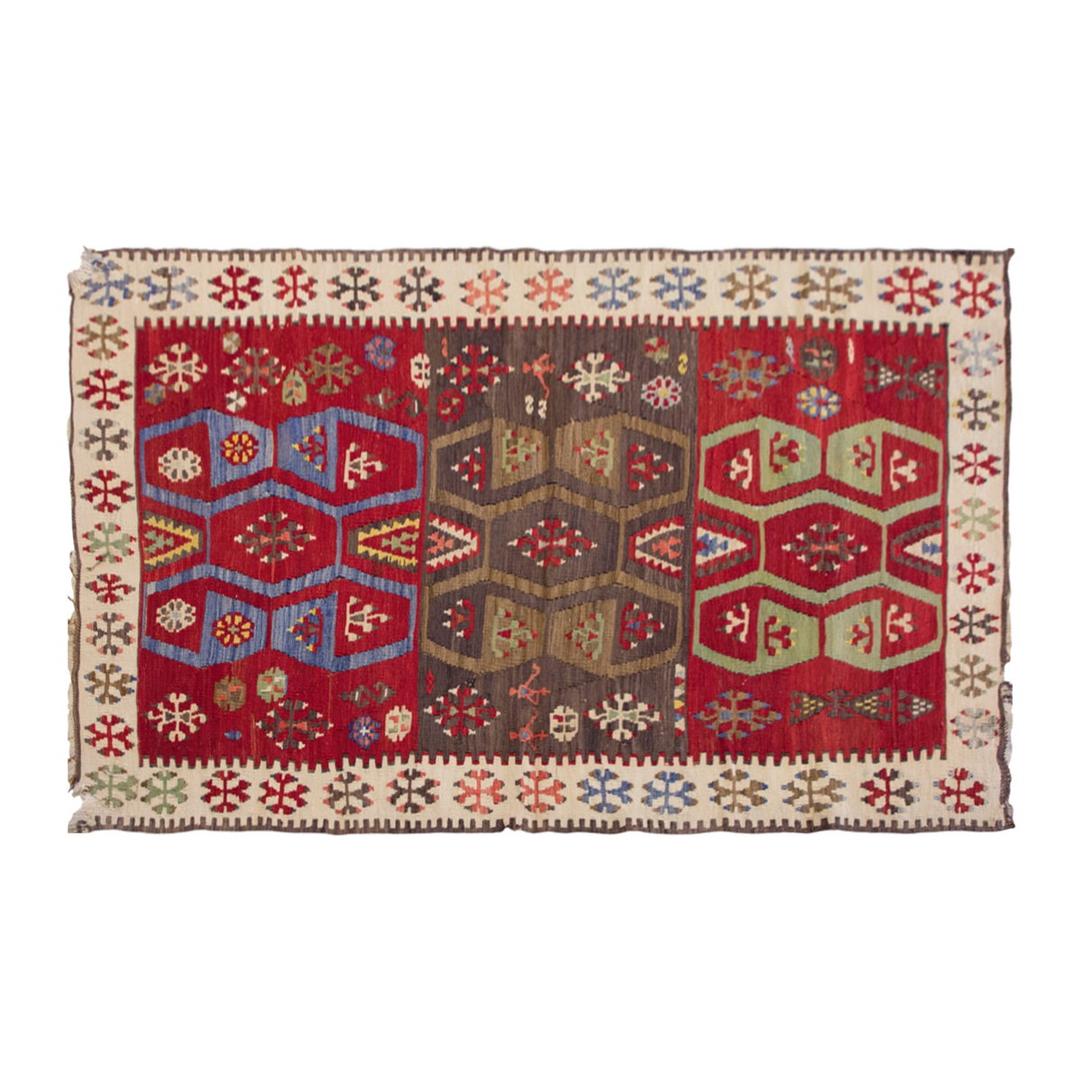 Vintage Turkish Rug, 167 x 92 cm, 5.5 x 3.0 ft