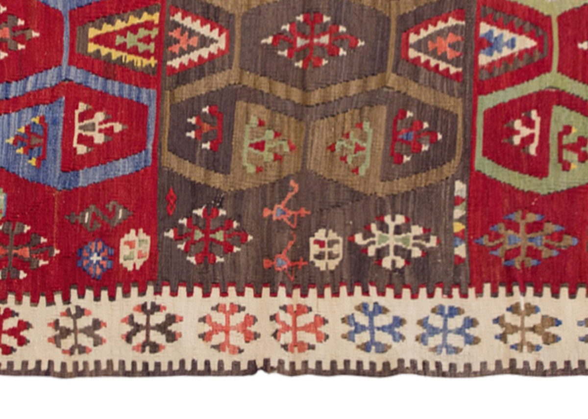Vintage Turkish Rug, 167 x 92 cm, 5.5 x 3.0 ft