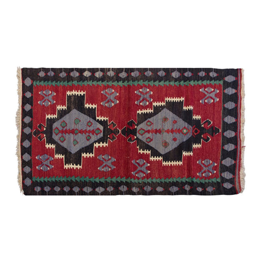 Vintage Turkish Rug, 170 x 84 cm, 5.6 x 2.9 ft