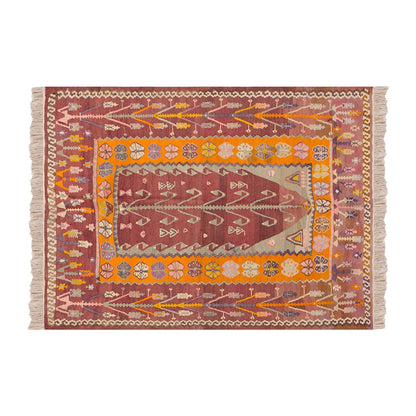 Vintage Turkish Rug, 179 x 200 cm 5.10 x 6.6 ft