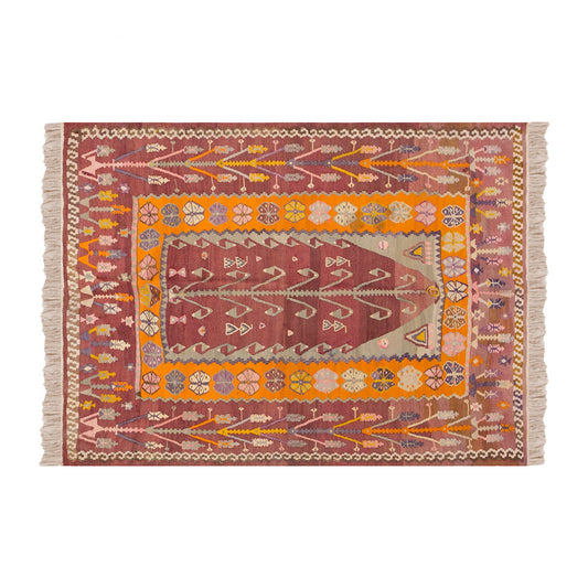 Vintage Turkish Rug, 179 x 200 cm 5.10 x 6.6 ft