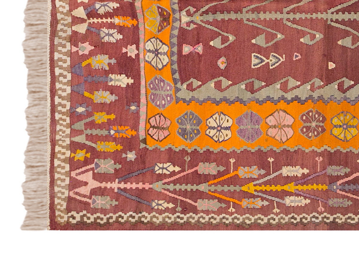 Vintage Turkish Rug, 179 x 200 cm 5.10 x 6.6 ft