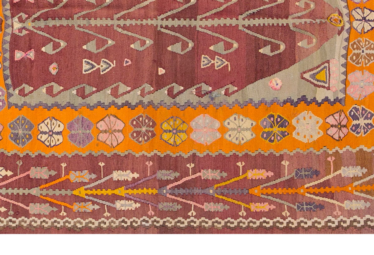 Vintage Turkish Rug, 179 x 200 cm 5.10 x 6.6 ft