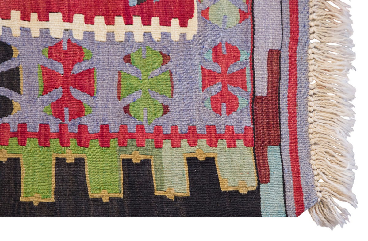 Vintage Turkish Rug, 2.10 x 4.2 ft, 87 x 127 cm