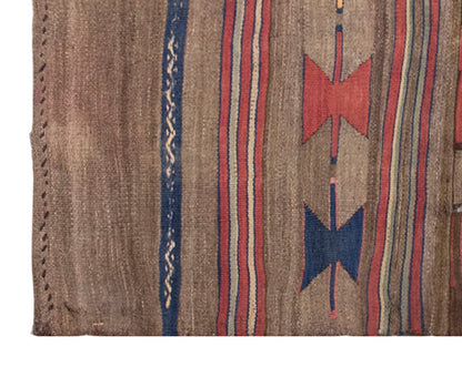 Vintage Turkish Rug, 2.11 x 2.11 ft Rug, 91 x 91 cm