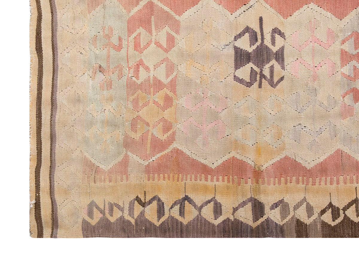 Vintage Turkish Rug, 2.11 x 3.11 ft Rug, 90 x 120 cm