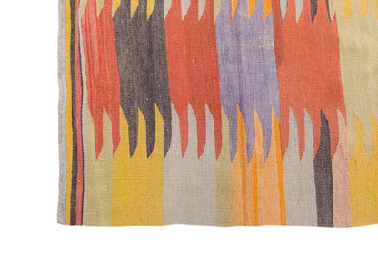 Vintage Turkish Rug, 2.11 x 3.4 ft Rug, 91 x 103 cm