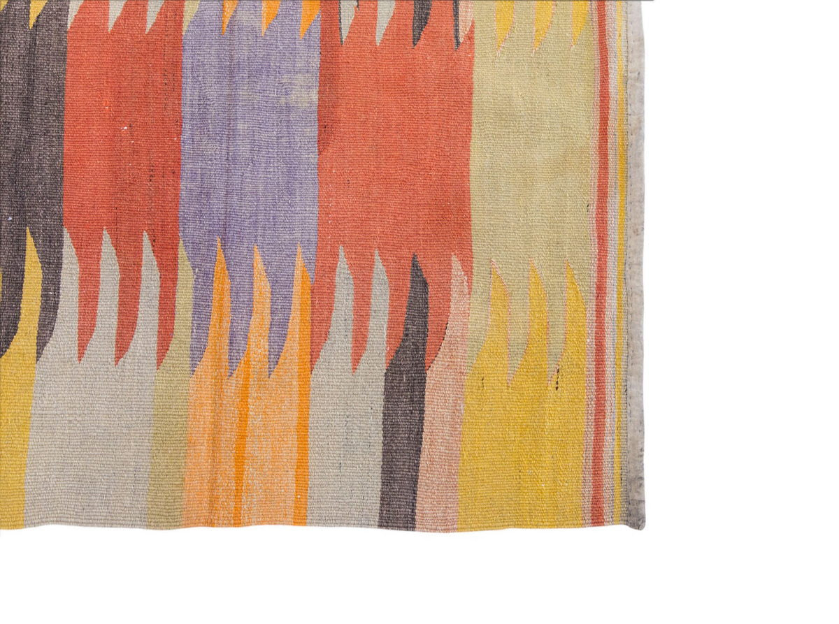 Vintage Turkish Rug, 2.11 x 3.4 ft Rug, 91 x 103 cm