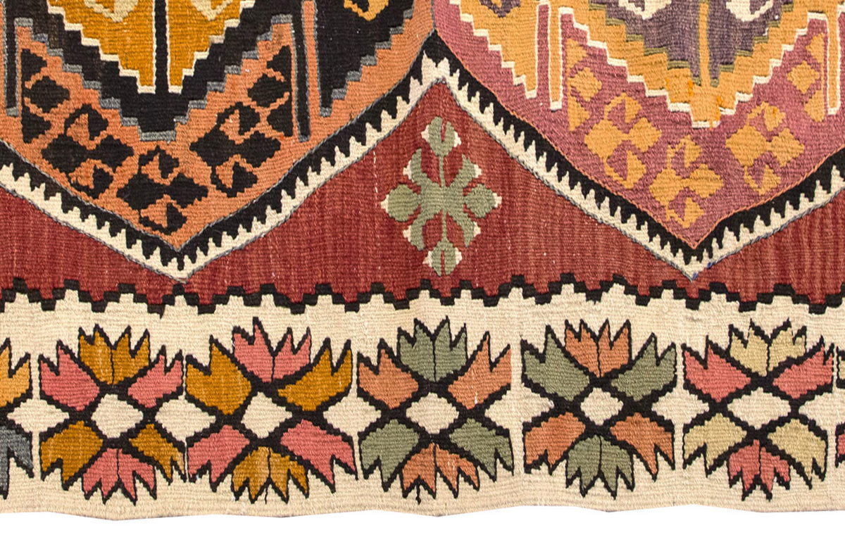 Vintage Turkish Rug, 2.11 x 4.10 ft, 90 x 148 cm