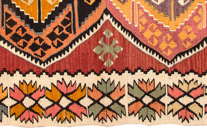 Vintage Turkish Rug, 2.11 x 4.10 ft, 90 x 148 cm