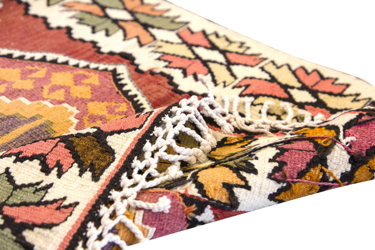 Vintage Turkish Rug, 2.11 x 4.10 ft, 90 x 148 cm
