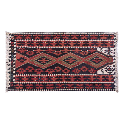 Vintage Turkish Rug, 2.11 x 4.10 ft Rug, 91 x 148 cm