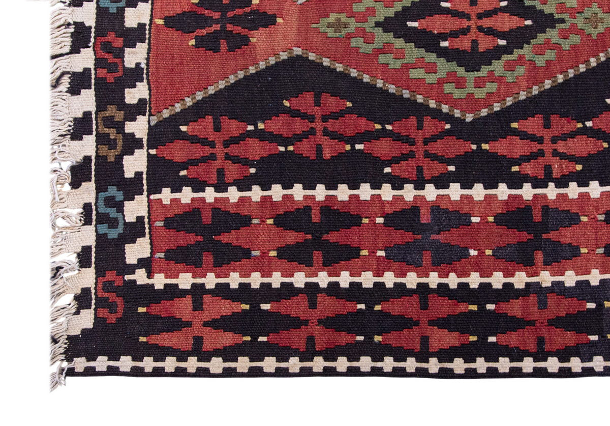 Vintage Turkish Rug, 2.11 x 4.10 ft Rug, 91 x 148 cm