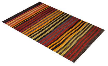 Vintage Turkish Rug, 2.11 x 4.6 ft Rug, 89 x 138 cm