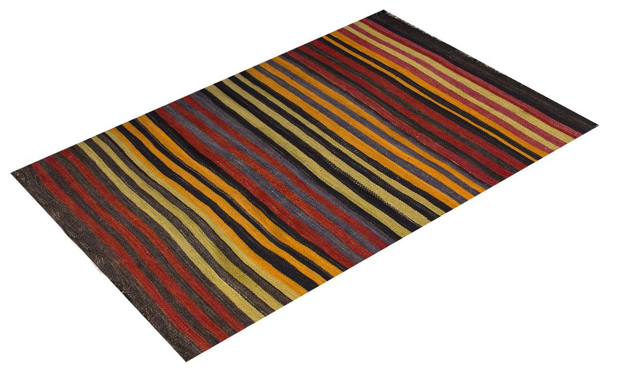 Vintage Turkish Rug, 2.11 x 4.6 ft Rug, 89 x 138 cm
