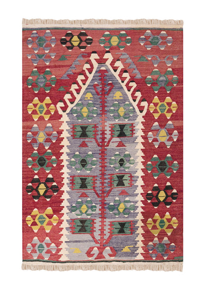 Vintage Turkish Rug, 2.11 x 4.6 ft Rug, 89 x 139 cm