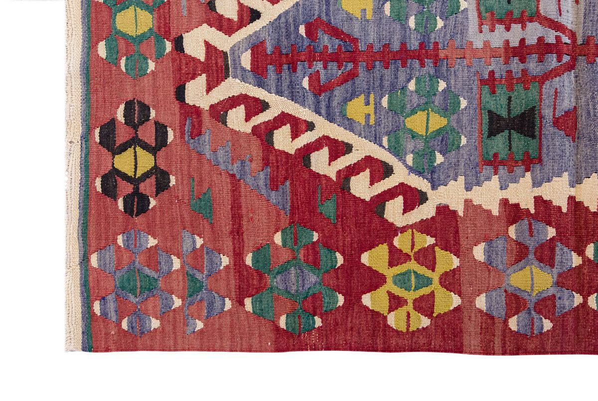 Vintage Turkish Rug, 2.11 x 4.6 ft Rug, 89 x 139 cm