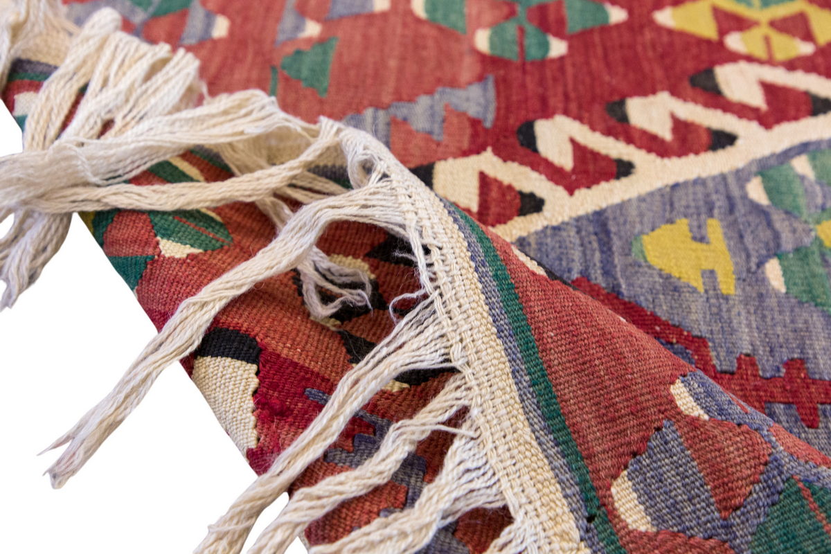 Vintage Turkish Rug, 2.11 x 4.6 ft Rug, 89 x 139 cm