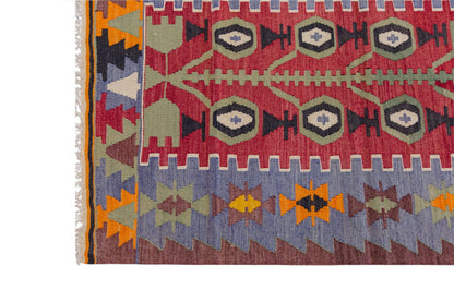 Vintage Turkish Rug, 2.11 x 4.7 ft Rug, 89 x 140 cm