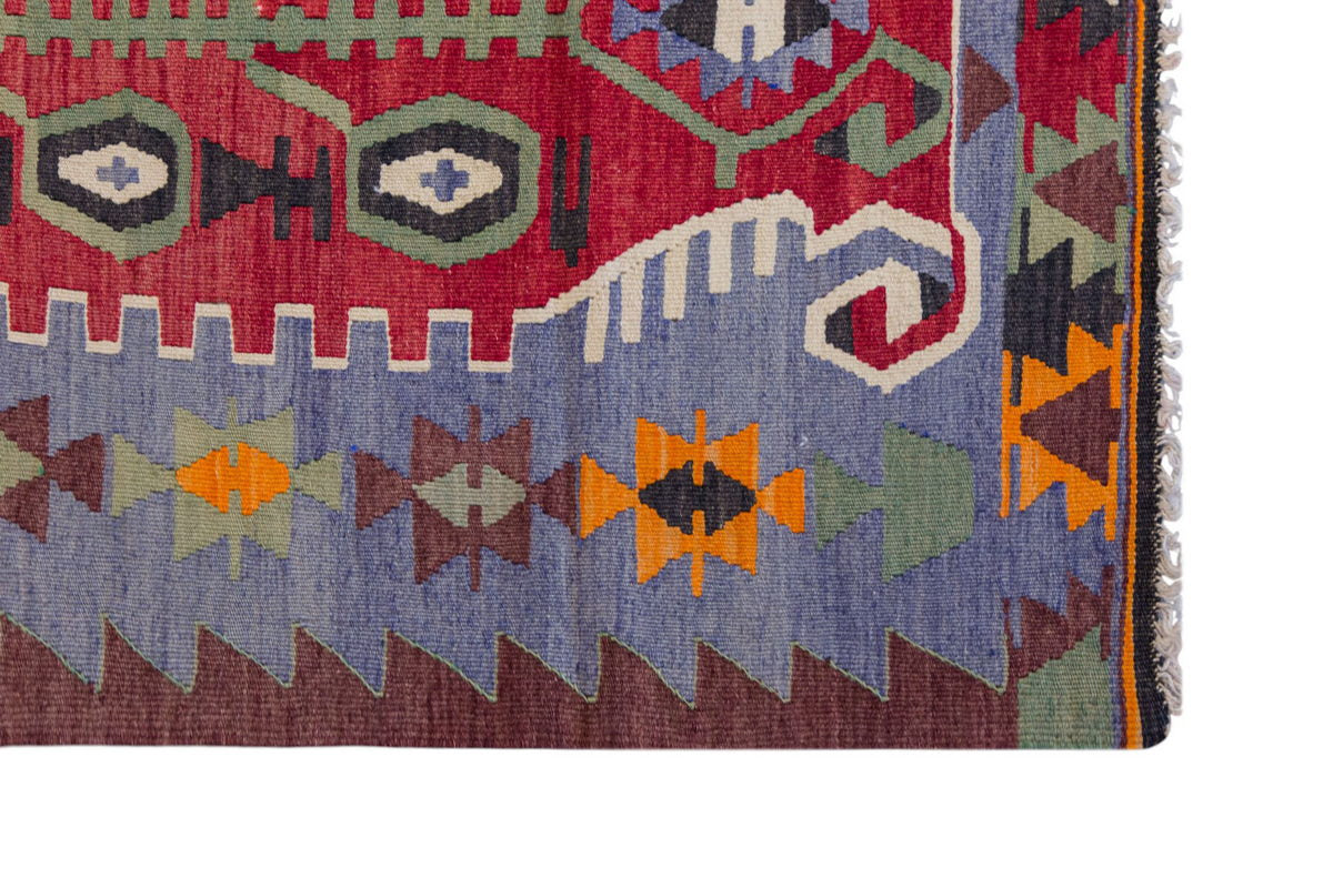 Vintage Turkish Rug, 2.11 x 4.7 ft Rug, 89 x 140 cm