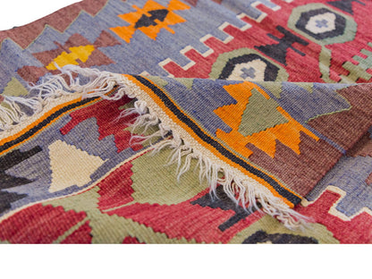 Vintage Turkish Rug, 2.11 x 4.7 ft Rug, 89 x 140 cm