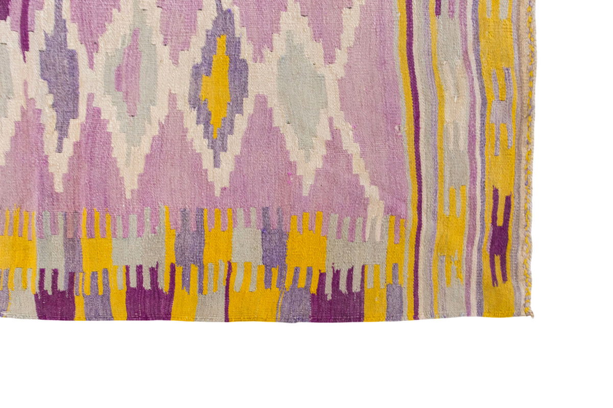 Vintage Turkish Rug, 2.11 x 4.7 ft Rug, 90 x 141 cm