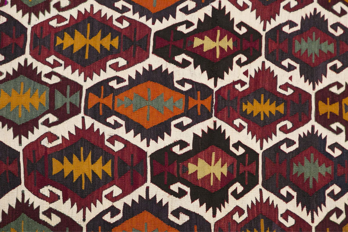 Vintage Turkish Rug, 2.11 x 5.3 ft Rug, 89 x 162 cm