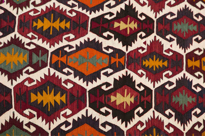 Vintage Turkish Rug, 2.11 x 5.3 ft Rug, 89 x 162 cm