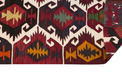 Vintage Turkish Rug, 2.11 x 5.3 ft Rug, 89 x 162 cm