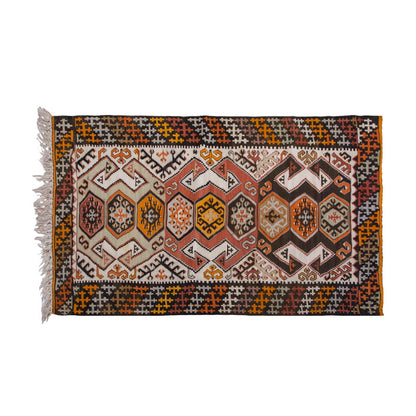 Vintage Turkish Rug, 2.11 x 5 ft Rug, 90 x 153 cm