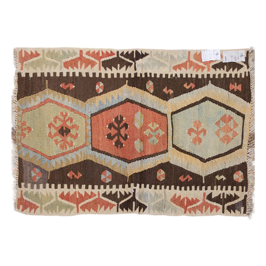 Vintage Turkish Rug, 2.3 x 2.11 ft Rug, 70 x 90 cm