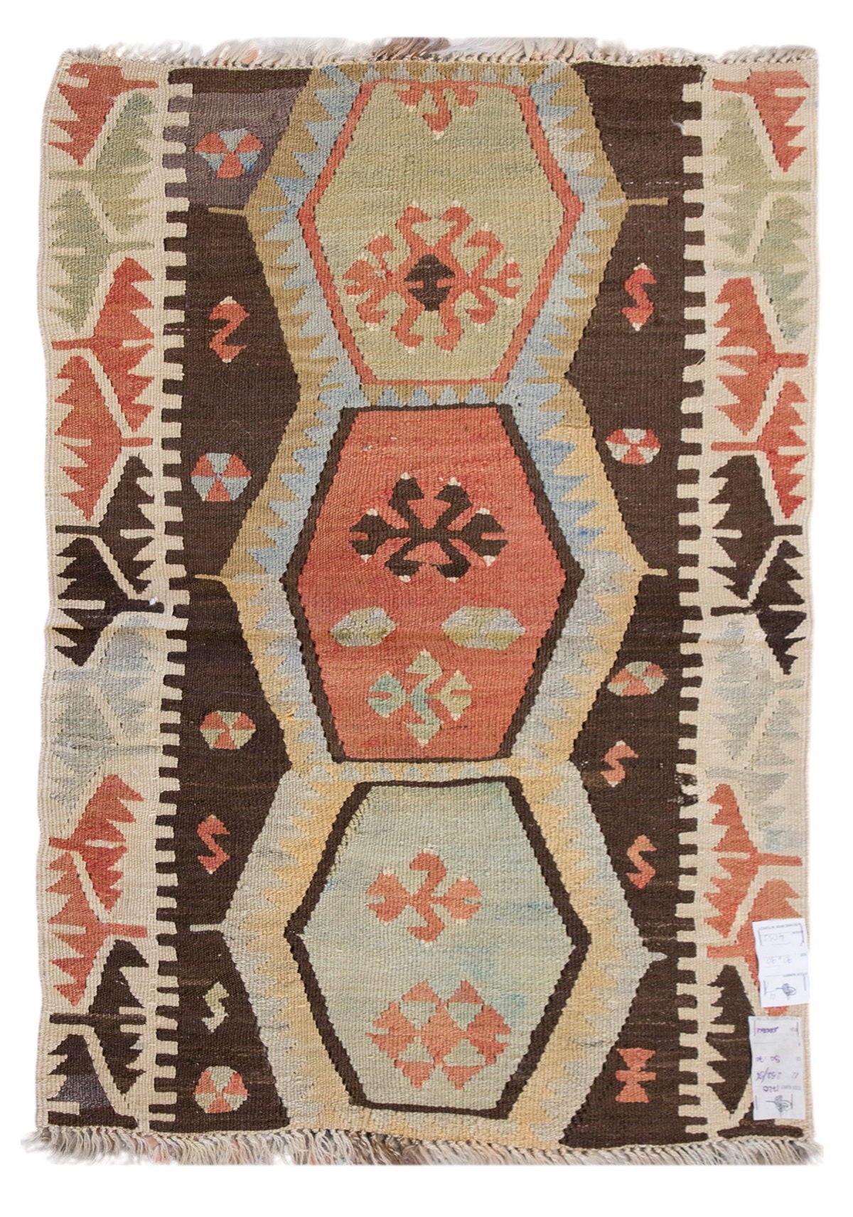 Vintage Turkish Rug, 2.3 x 2.11 ft Rug, 70 x 90 cm