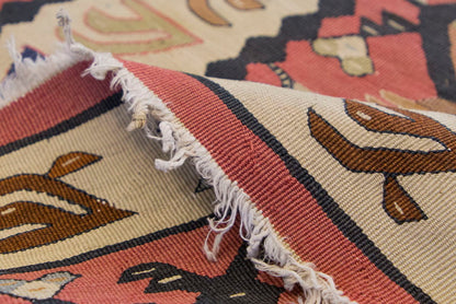 Vintage Turkish Rug, 2.3 x 4.5 ft Rug, 71 x 137 cm