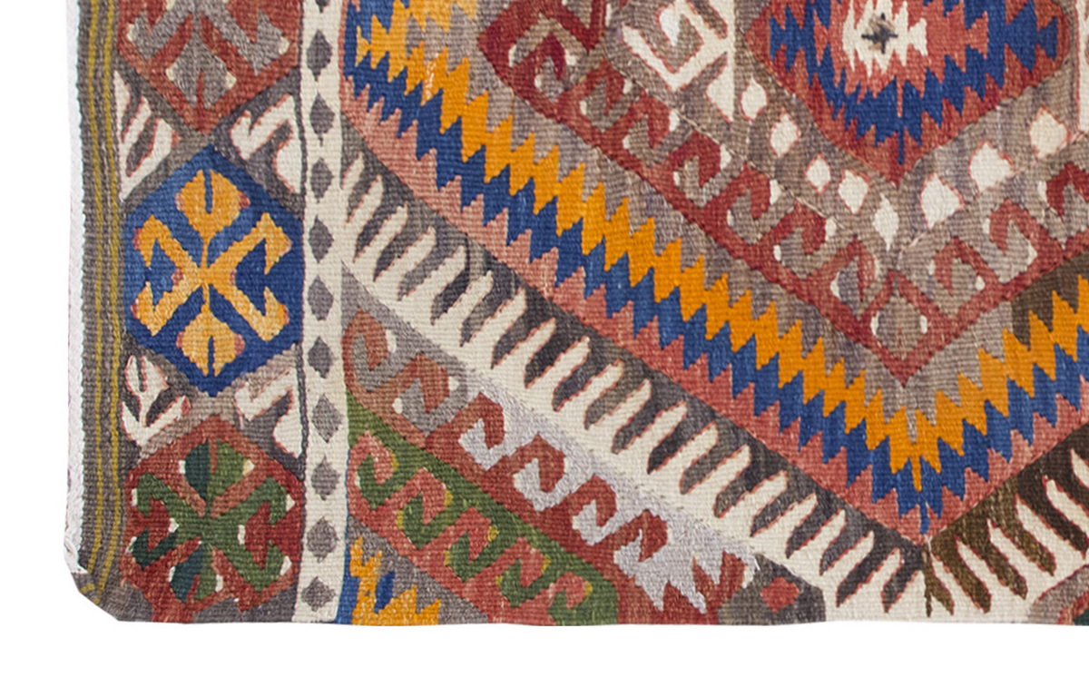 Vintage Turkish Rug, 2.3 x 4.7 ft Rug, 71 x 140 cm